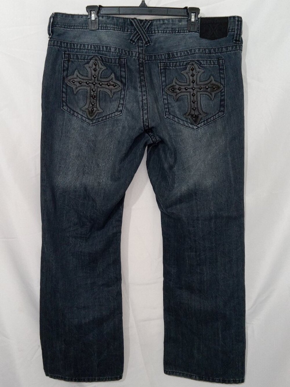 Xtreme Couture by Affliction Jeans Mens 40x32 Y2K Baggy Distressed Y2K Grunge